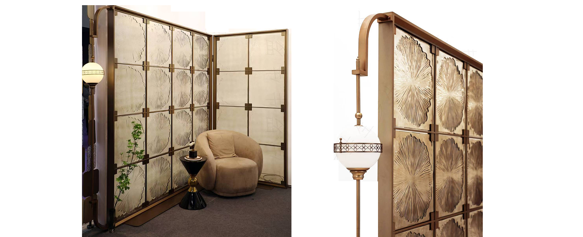 艺术玻璃隔断